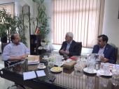 دیدار رئيس هيات مديره جمعيت طرفداران ايمني راهها با دكتر فيض معاون وزير آموزش و پرورش